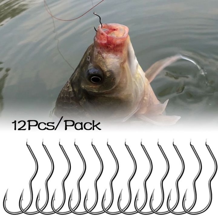 9qss-12pcs-pack-เหล็กกล้าคาร์บอนสูง-เบ็ดตกปลาพลิกอัตโนมัติ-ป้องกันการลื่น-อุปกรณ์ตกปลาแท็กเกิล-ทนทานต่อการใช้งาน-เบ็ดตกปลาแบบเกี่ยว-ปลาคาร์ฟ