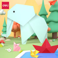 กระดาษโอริกามิ ของเล่น ฝึกกิจกรรมพับกระดาษสำหรับเด็ก Origami กระดาษพับโอริกามิ เซตพับกระดาษฝึกสมาธิ Origami Paper Double Sided Aliz light