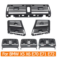 ด้านหน้าด้านหลัง AC Conditioner Fresh Air Vent Outlet ฝาครอบแผงสำหรับ BMW X5 X6 E70 E71 E72 2007-2014 64229220101