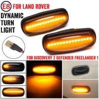 2Pcs LED Side Marker Lamp Turn Signal Indicator Light For Land Rover Defender TD5 98-15 Freelander 1 02-05 Discovery 2 99-04