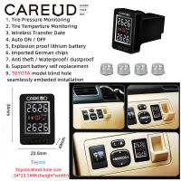 CAREUD U912-WF-S ภายนอก TPMS รถยนต์ TPMS ระบบตรวจสอบความดันลมยางรถยนต์ Toyota Blind hole Groove Requirement ขนาด 34 * 23.5 (H * W)