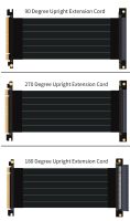 Pci- E 3.0พอร์ตอะแดปเตอร์เพิ่มสายเคเบิลเชื่อมแบบยืดหยุ่นสายพ่วง16x การ์ดจอสำหรับ Gpu 90องศา/180 °/270 ° ความเร็วสูง