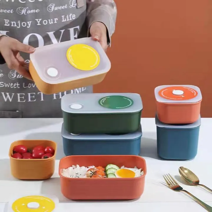 EVX Korean Lunch Box Girls Picnic Cute Microwavable Airtight Lunch Box