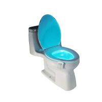 ﹍♂❀ PIR Motion Sensor Toilet Seat LED Night Lamp 8 Colors Change Infrared Induction Novelty Toilet Bowl Light For Bathroom Washroom