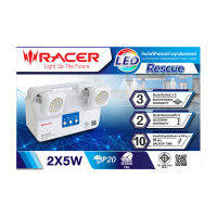 โคมไฟฉุกเฉิน LED RACER รุ่น RESCUE 2x5W 10 ชม.แสงขาว