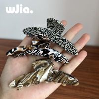 10cm Long Acetate Hairclaw Hairclip Accessories Korean Shark Shaped Large Barrette Crab Hair Claws Bath Clips for Women Girls