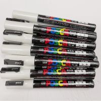 【small stationery】   PC-3M ปากกามาร์กเกอร์สี Posca สีดำขาวขนาด0.9-1.3มม.)