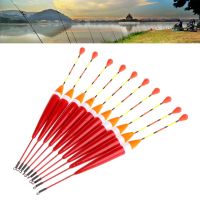 ♨ 10pcs Carp Fishing Floats Set Buoy Bobber Stick For Fish Tackle Vertical 4 3.0g