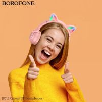 หูฟังไร้สายหูแมว BOROFONE BO18 Wireless Headphones Cute Cat Ears BT 5.0 ของแท้