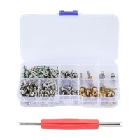 135 Pcs Auto Air Conditioning A/C Valve Core R134 Remover Assortment Kit For Toyota Honda Lexus Nissan Hyundai Gm Ford Chrysler