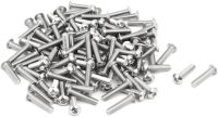 M4x18mm 304 Stainless Steel Button Head Hex Socket Cap Screws Bolts 120pcs