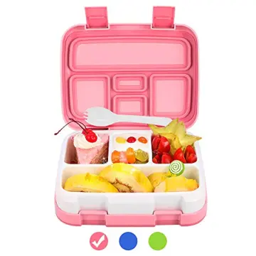 Bento Box for Kids Lunch Box BPA-Free DaCool Upgraded Toddler School Lunch  Container with Spoon 5-Compartment Leak Proof Durable, Meal Fruit Snack  Packing for Picnic Outdoors, Microwave Safe - Blue 