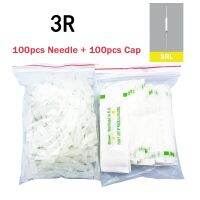 Professional 100PCS Agulhas 3r 100PCS Ponteiras 3r Universal Dermografo Micropigmentation Pmu Needles for Tattoo Machine Pen