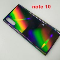 สำหรับ SAMSUNG Galaxy Note10กรณีสำหรับกาแล็คซี่โน้ตกระจกฝาหลัง10 Plus 10 Plus Note10 + ฝาครอบหลังแบตเตอรี่ N970 N975F + กาว