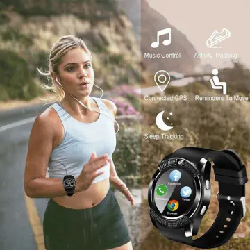 V8 smart watch on sale waterproof