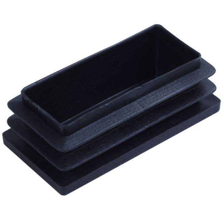 plastic-rectangle-blanking-end-tube-caps-inserts-25x50mm-30pcs-black