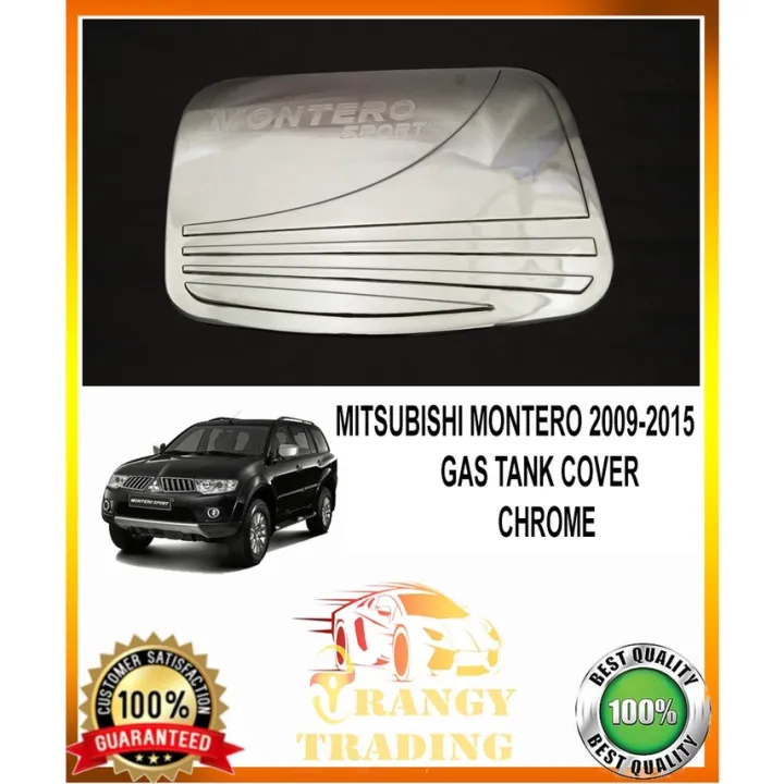 Mitsubishi Montero 2009 to 2015 Gas tank cover Chrome 2010 2011 2012