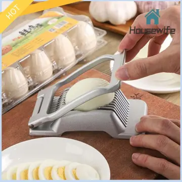 Egg Slicer Heavy Duty Aluminium Alloy Egg Slicer Cutter for Hard