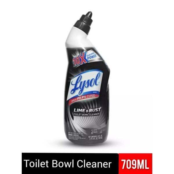 [Hot sales] ₪ Lysol Toilet Bowl Cleaner with Lime Rust Remover 709ml