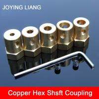 Pure Couplings ตัวเชื่อมเกียร์รถยนต์เพลา Dc แบบอัจฉริยะ Coupling ทองแดง Hex Motor วงจรไฟฟ้าและชิ้นส่วน