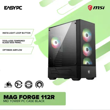 MSI MAG FORGE M100R TG + MAG A650BN 650W 80+ Bronze MATX Gaming Chassi – PC  Express