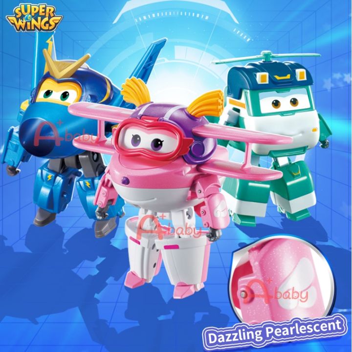 Super Wings หุ่นยนต์ฟิกเกอร์ New Characters Ellieshinenew Jerome