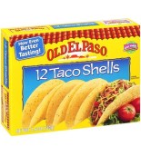 Vỏ bánh Taco Shells Old El Paso Crunchy hộp 12 cái nhập Mỹ