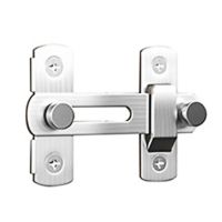 Barn Door Lock Sturdy Stainless Steel Latch Lock Prevent Corrosions Door Latch Buckle For Barn Garden Bathroom Outdoor Garage Door Hardware Locks Meta