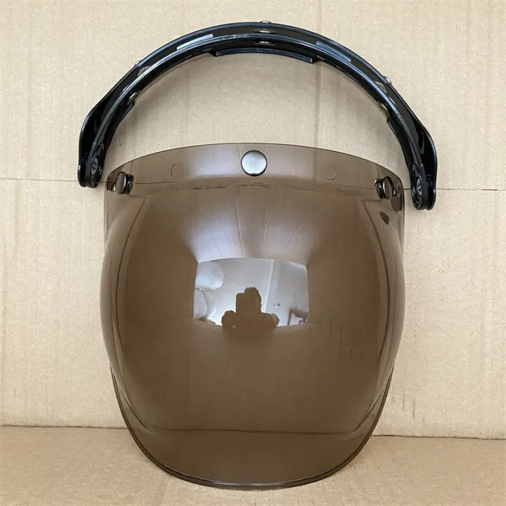Soman Open Helmet Visor Bule Flip Up Motorcycles Visor Capacete Lens