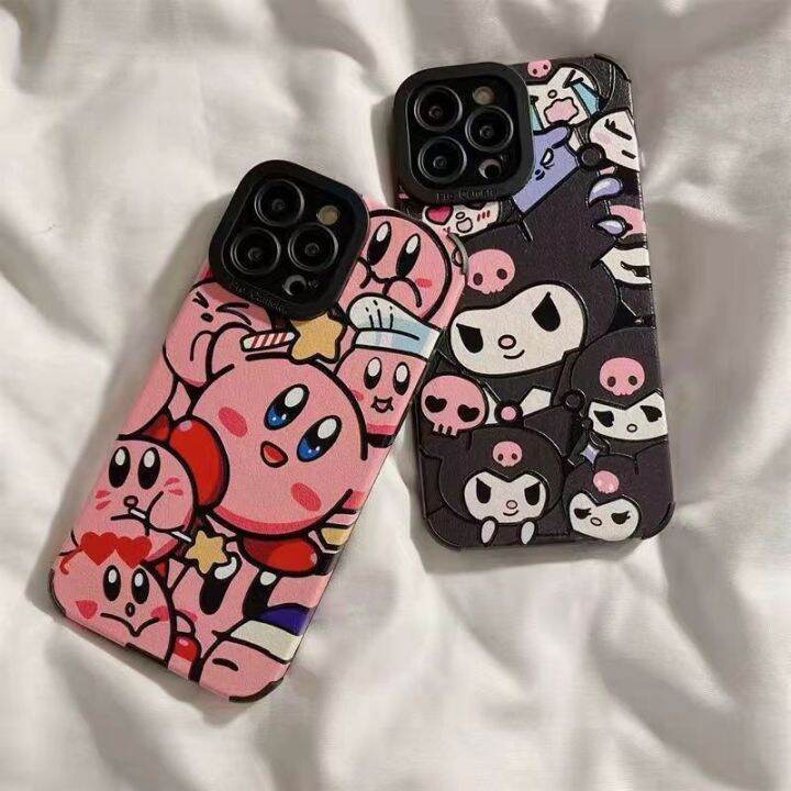 เคสโทรศัพท์มือถือ-ลาย-kuromi-star-kirby-สําหรับ-iphone-13-14-promax-12-6-7p-8plus