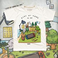 มีสินค้า Stay at Home "All Day" T-shirt เสื้อยืด ลายเกมส์