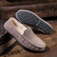 Leather Loafers Mens Casual Boat Shoes Moccasins Male Footwear Winter Flats Boots Slip on Leather Shoes Man Adult Luxury