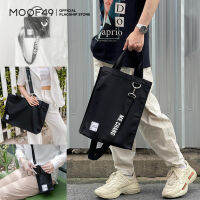 MOOF49  Re-Nylon Bag Series กระเป๋าผ้ารีไซเคิลไนล่อน (ขนาด Little / Mini / 8.5" / 12" (new) / 16" / Shopping / Tote ) ผ้ากันน้ำ สกรีนชื่อได้ (บางรุ่น) เหมาะกับทั้งชายและหญิง