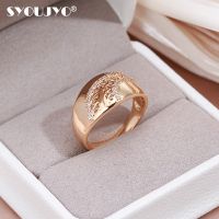 【YF】✑  SYOUJYO Luxury Ethnic 585 Gold Color Rings Matching Weaving Patterned