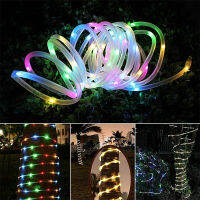 LED Rope Lights 120 LEDs OutdoorIndoor Waterproof Fairy Lights 8 Modes DimmableTimer with Remote Control for Christmas Camping