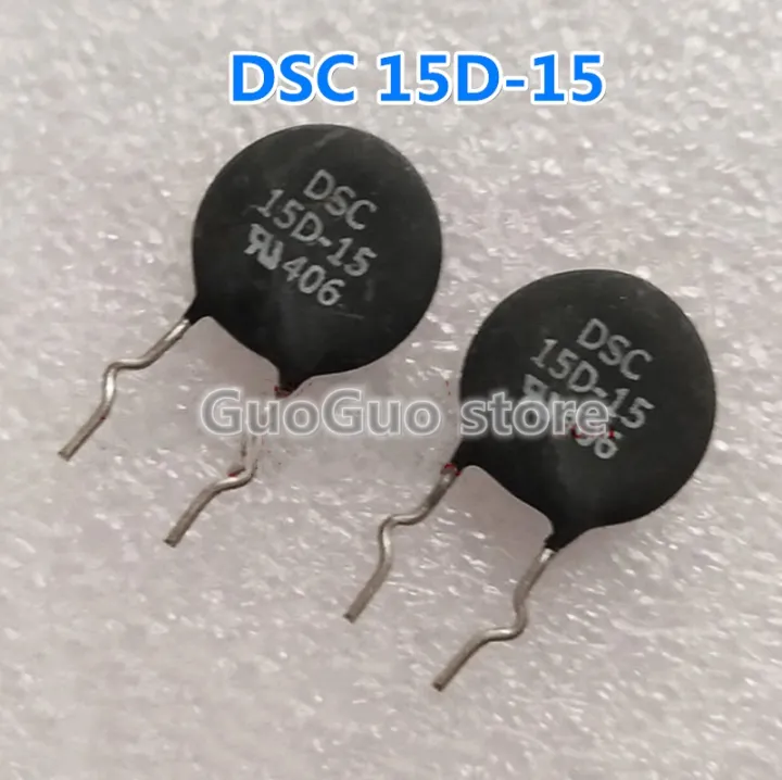10ชิ้นอุปกรณ์อุณหภูมิลบ NTC 15D-15 NTC DSC15D-15 15R Pitch 8.2มม. ...