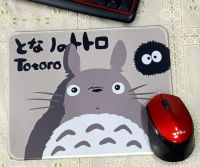 แผ่นรองเม้าส์ หนา นุ่ม น่ารัก น่าใช้ ลาย Totoro  แผ่นรองเม้าส์ทรงสี่เหลี่ยม ขนาด 21x26 cm