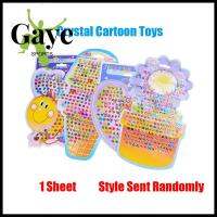 GS 1 Sheet Random เด็กผู้หญิง กระเป๋าใส่ร่างกาย สติ๊กเกอร์โทรศัพท์ DIY งานสังสรรค์ รางวัลการ์ตูน ตกแต่งรถเพชร สติ๊กเกอร์คริสตัล เครื่องประดับต่างหูหัว