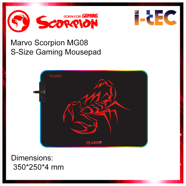 Marvo Scorpion MG08 S-size Gaming Mouse Pad With RGB