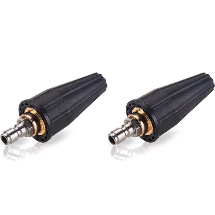 2X Pressure Washer Tips Turbo Nozzle, Rotating Pressure Washer Nozzle