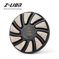 Z-LEAP 3 Inch 1PC Diamond Polishing Pad 75mm Concrete Granite Marble Floor Grinding Disc Metal Bond Turbo Segments Abrasive Tool