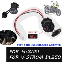 Motorcycle Accessories TYPE C USB Charger Socket Adapter Plug USB DC Outlet Voltage For SUZUKI DL250 V-Strom DL 250 VStrom 2020