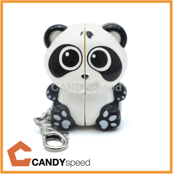 yuxin-2x2-keychain-panda-tiger-rubik-cube-รูบิค-พวงกุญแจ-2x2