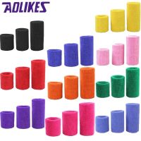 [Rear Waves] AOLIKES 1ชิ้นทาวเวอร์สายรัดข้อมือเทนนิส/บาสเกตบอล/แบดมินตันข้อมือ SupportProtector SweatbandCotton ยิมข้อมือยาม