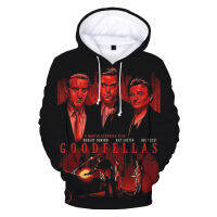 2023 NewGoodFellas 3D H Oodies ผู้ชายผู้หญิงแฟชั่นลำลองแขนยาวเสื้อ G Angster ฟิล์มพิมพ์ Streetwear ขนาดใหญ่เสื้อกันหนาวหมวกเสื้อ