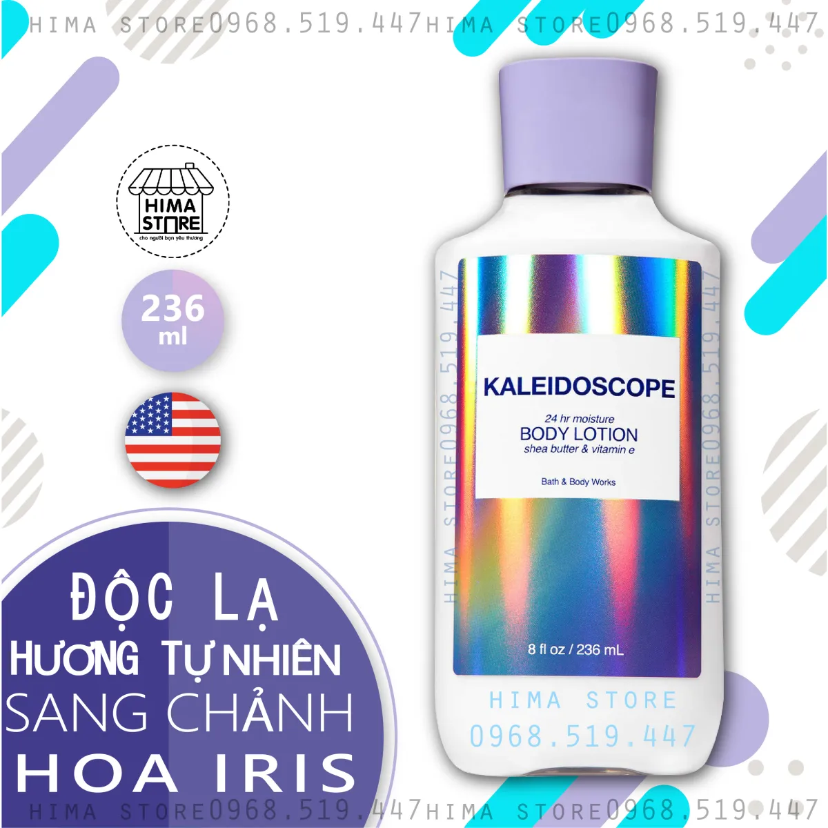 Kaleidoscope | Sản Phẩm Dưỡng Toàn Thân Bath & Body Works Body Lotion 236Ml | Lazada.Vn