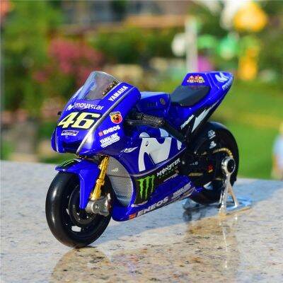 Maisto 1:18 2018 GP Racing Yamaha YZR M1 Factory Racing Team 46 25 Diecast Alloy Motorcycle Model Toy