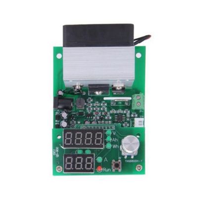 9.99A 60W 30V Constant Current Electronic Load Discharge Battery Capacity Tester Meter with Dual LED Digital Fan Module