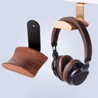 〖Undine earphone〗ที่แขวนหูฟังวอลนัท/บีชติดผนังกาวที่แข็งแกร่งโต๊ะ PC Gaming Headset Hanger Wood Metal Headphone Headset Holder