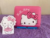 Moshi กระเป๋าสตางค์ ใบสั้น ใส่เหรียญ ลายการ์ตูน สีชมพู ลายHello Kitty MOSHI A062